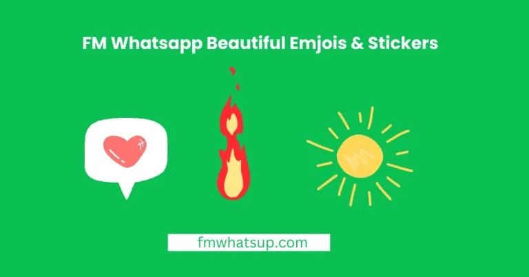 FM Whatsapp Stickers & Emojies [2024]- Download Beautiful Stickers