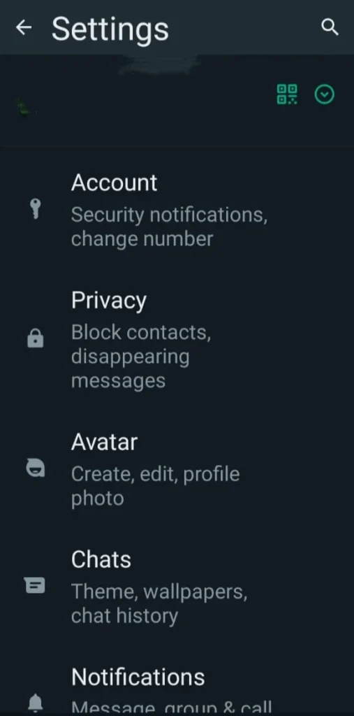 Account And Privacy Settings